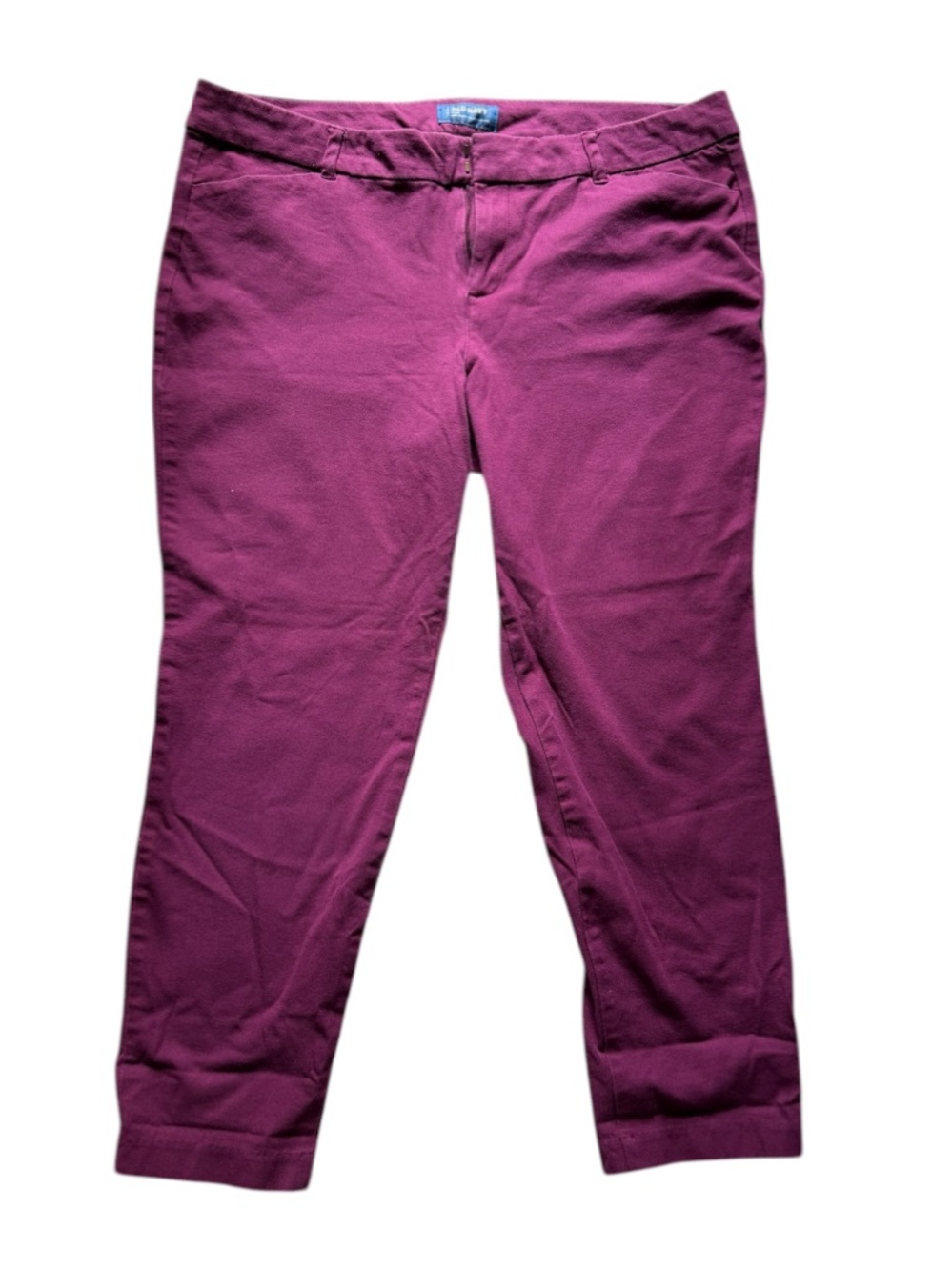 Plum Purple Old Navy Pixie Skinny Ankle Mid Rise pants size 16